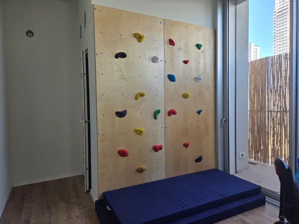 קיר טיפוס גדול מקצועי - 120X240